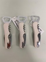 Multifunctionele kurkentrekker: met verschillende opties - set van 3 stuks (wit)