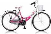 Meisjesfiets DIVA 22 INCH NEXUS 3 Speed Fuchsia White