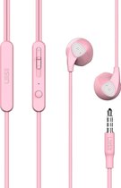 UiiSii U1 Roze - In Ear Oordopjes - Oortjes met draad en microfoon - Heavy bass earphone