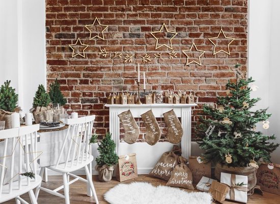 DIY Advent Kalender Kraft & Goud