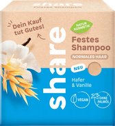 Share Solid Shampoo haver & vanille - VEGAN - Zonder palmolie (60 g)