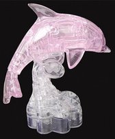 Kristal Puzzel Dolfijn Roze (39 delig)