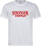 Wit T-Shirt 'Stranger Things maat L' (91123)