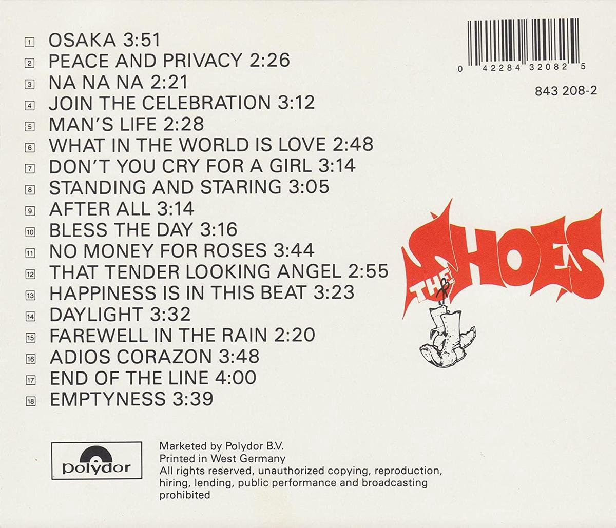 Shoes Greatest Hits, Shoes CD (album) Muziek bol