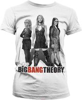 THE BIG BANG - T-Shirt GIRL Girl Power Girly - White (S)