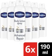 Vaseline Intensive Care Advanced Repair Bodylotion Spray- 6 x 190 ml - Voordeelverpakking