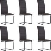 Eetkamerstoelen set 6 stuks  (Incl LW anti kras viltjes) - Eetkamer stoelen - Extra stoelen voor huiskamer - Dineerstoelen – Tafelstoelen