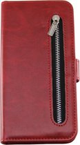 Rico Vitello Rits Wallet case voor iPhone 11 pro max Rood