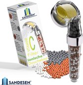 Sandesen® Ionishe filterdouchekop met Vitamine C blok