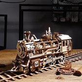 Let op type!! LK701 locomotief DIY puzzel Jigsaw Toy 3D houten ambachten decoratie Clockwork dynamisch model