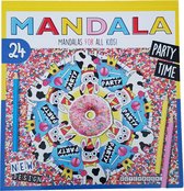Mandala kleurboek "Party Time"