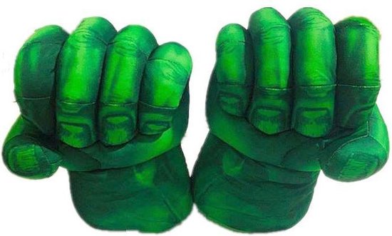 Vernietigen bar Mainstream Hulk handschoenen groen bokshandschoenen jongens bij hulk verkleedpak  verkleedkleding | bol.com
