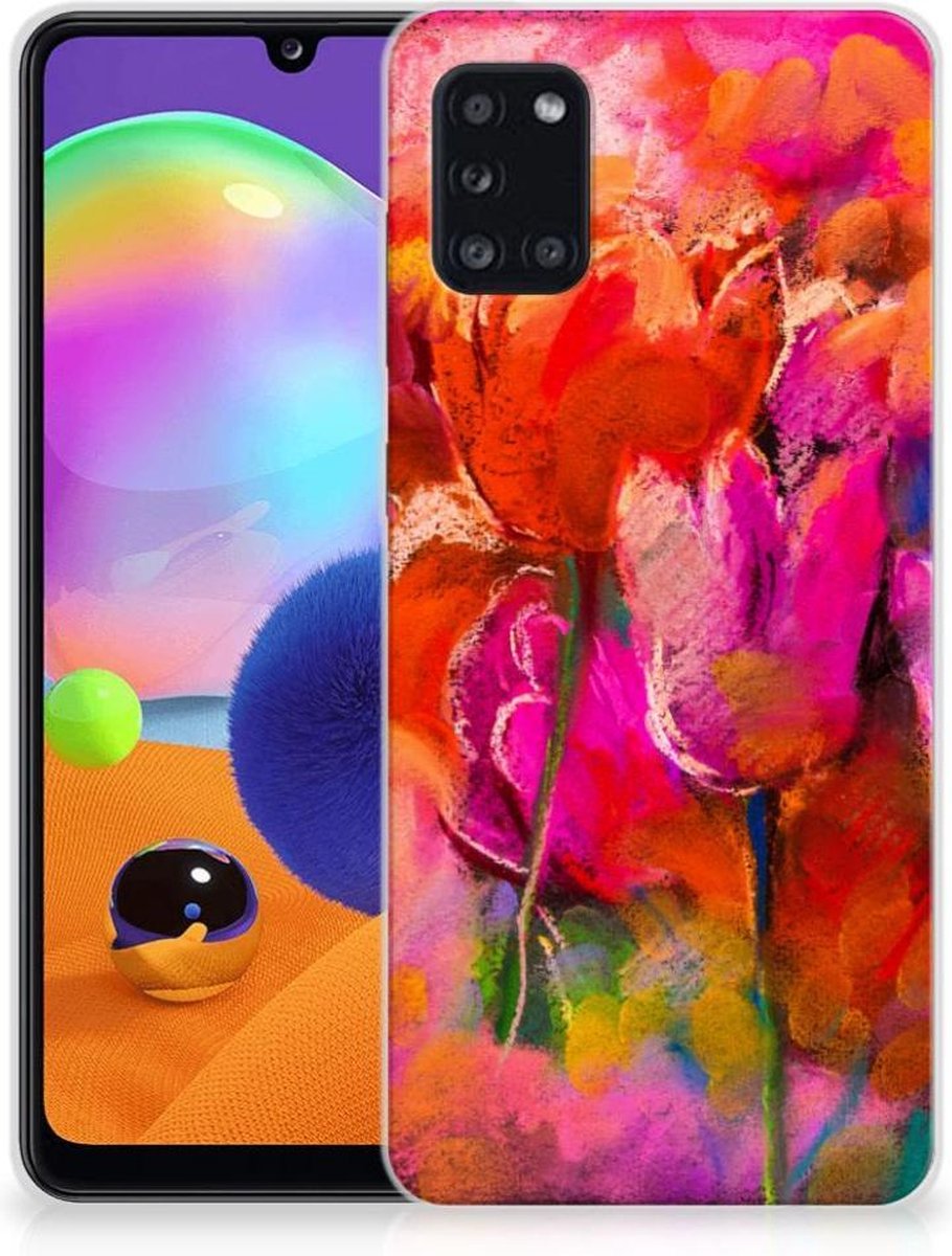 Hoesje maken Samsung Galaxy A31 Tulips