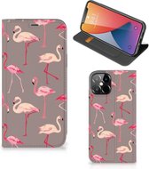 Coque Stand Case iPhone 12 Pro Max avec naam Flamingo