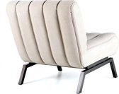 Shevy fauteuil canvas Eleonora, fauteuil, canvas fauteuil, relaxfauteuil, beige fauteuil, beige canvas fauteuil