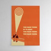 Main Thing - Walljar - Wanddecoratie - Poster