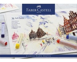 Faber-Castell pastelkrijt - Creative Studio - softpastel - 36 stuks - assorti kleuren - FC-128336