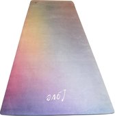 Travel yoga mat "Love" @studiofelicidade  * Eco-friendly * Wasbaar * Lichtgewicht * Luxe zachte toplaag