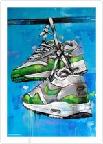 Poster - Nike Air Max Graffiti - 70 X 50 Cm - Multicolor