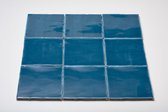 Oud Hollands Handvorm Witjes | Sea Blue | 13x13 cm Tegels