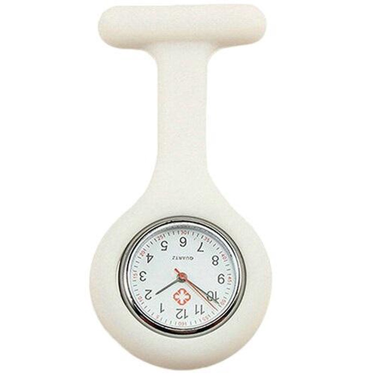 Verpleegster Horloge - Zusterhorloge - Siliconen - Wit