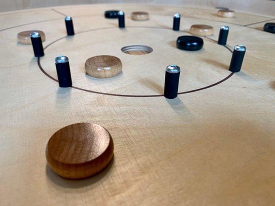 Level Up Studios - Premium Crokinole Bord (Toernooi Model) | Games | bol