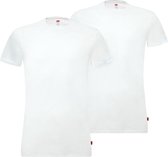 Levi's - T-shirt Ronde Hals Wit 2Pack - Maat M - Slim-fit