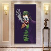 Allernieuwste Canvas Schilderij The Joker Movie - Modern Realistisch - Poster - Tv - Film - 40 x 70 cm - Kleur