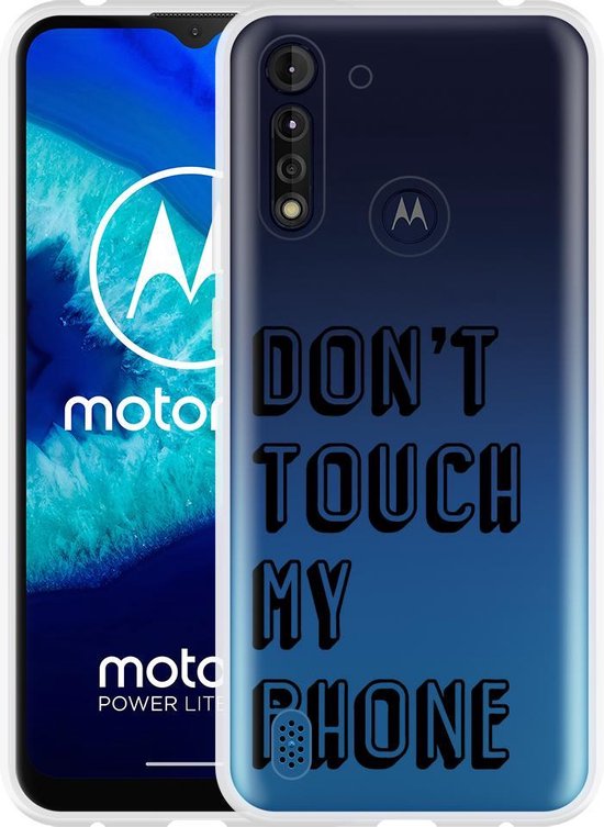 Motorola Moto G8 Power Lite Hoesje Don't Touch My Phone | bol.com