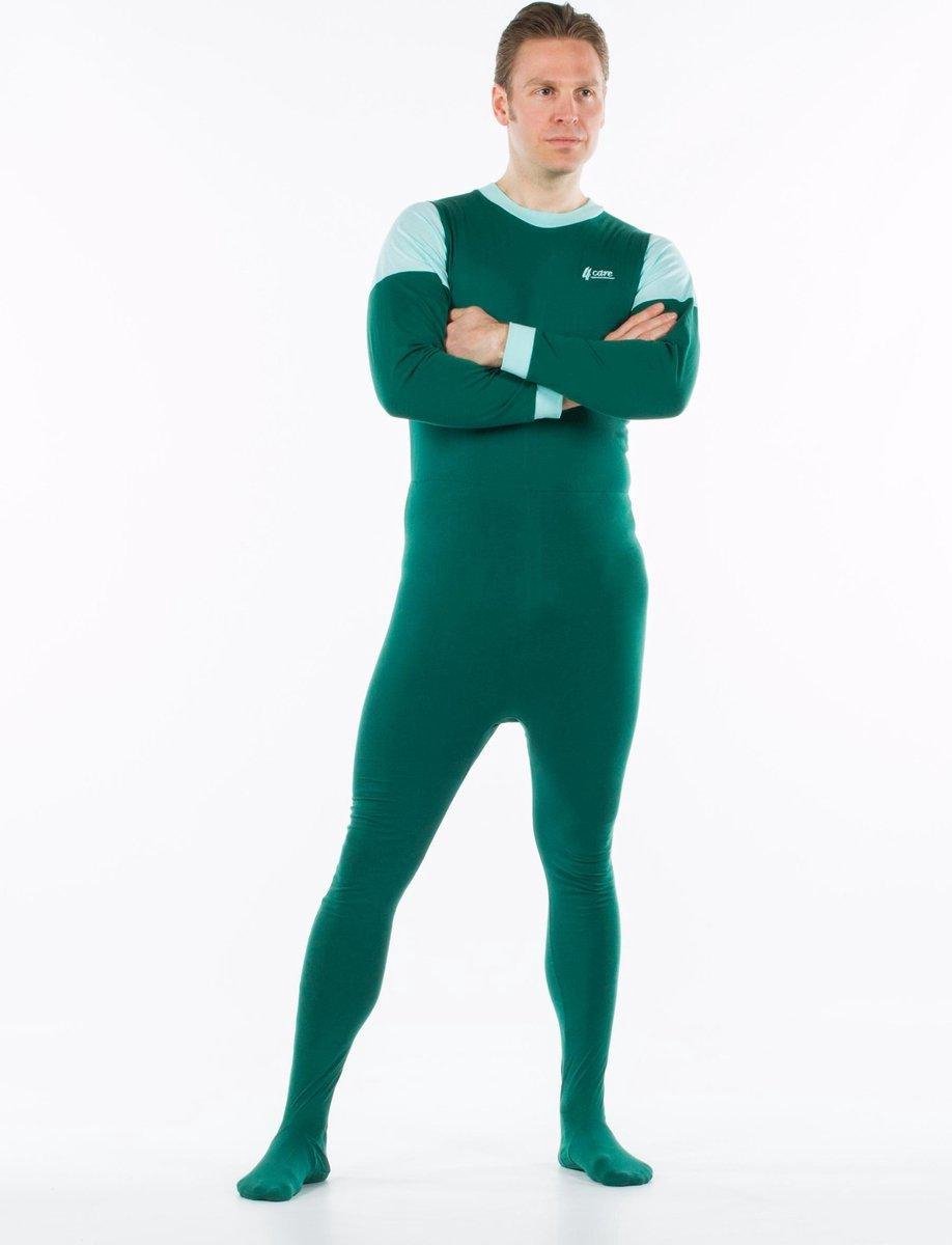 Goedkoopste Jersey hansop met voet | Rugritssluiting | Plukpak | Donkergroen | L