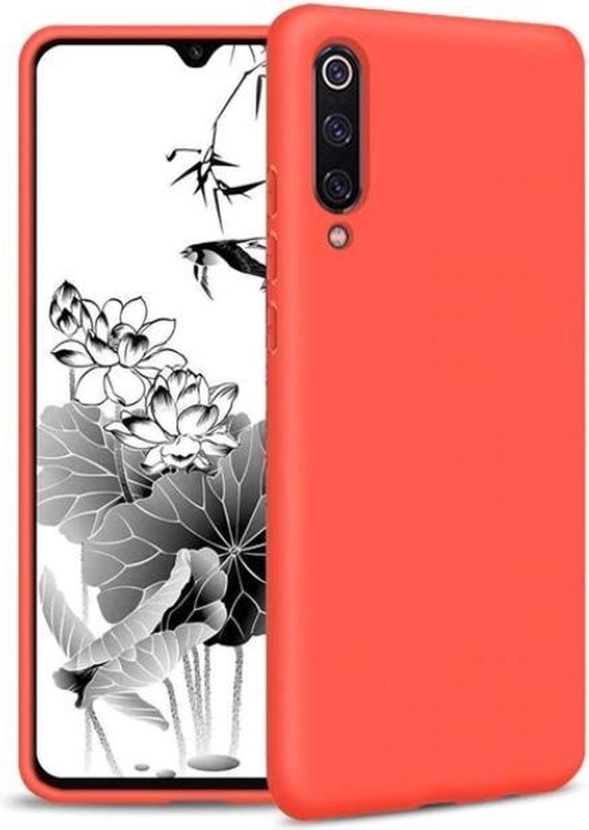 Samsung Galaxy A71 Back Cover Telefoonhoesje Rood Siliconen Hoesje