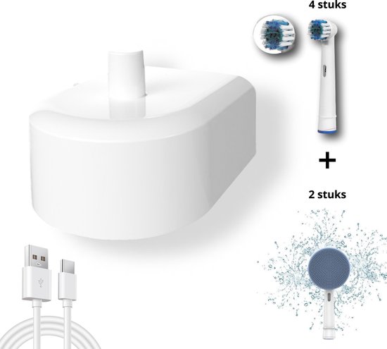 USB-Oplader voor Oral-B + GRATIS Set van Opzetborstels en Gezichtsborstels -... bol.com