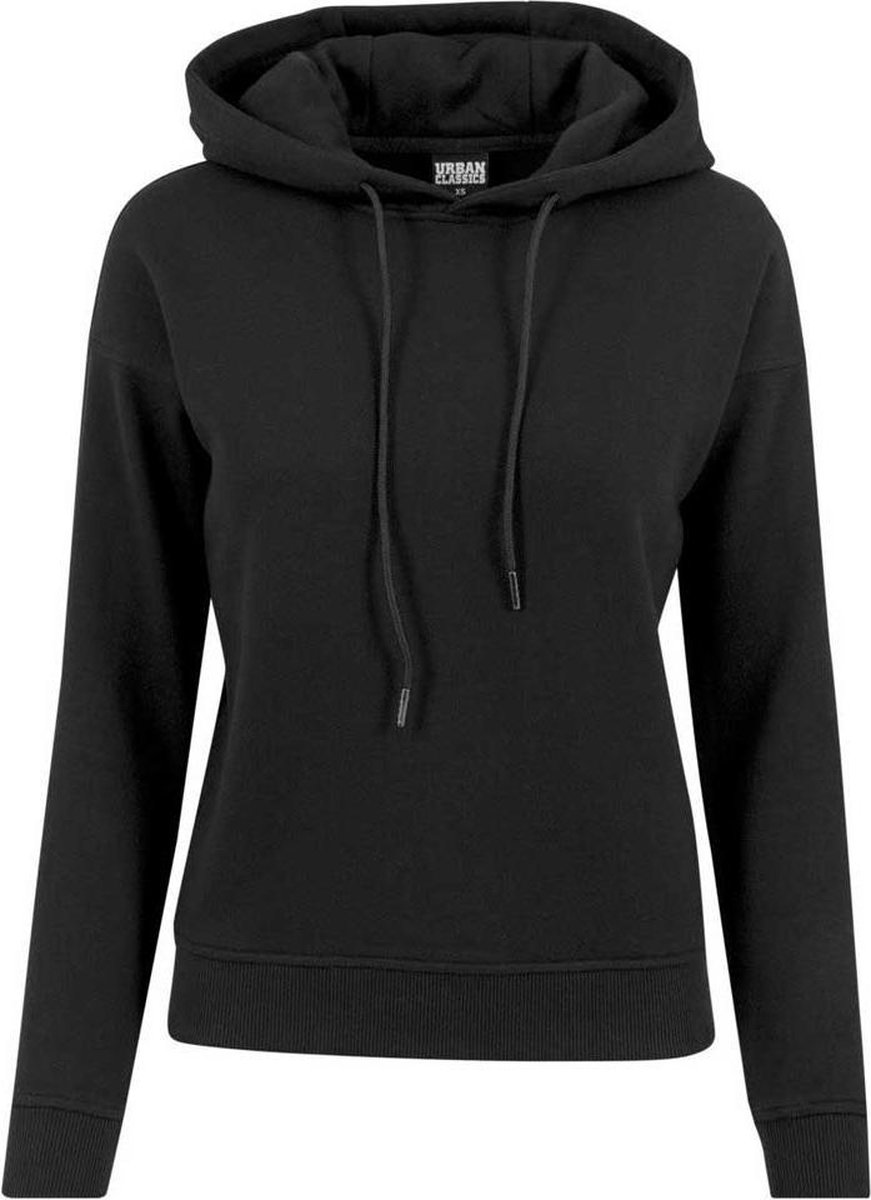 Urban Classics Ladies Hoody Trui met capuchon S Dames Zwart