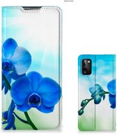 Stand Case avec photo Samsung Galaxy A41 Phone case Orchid Blauw