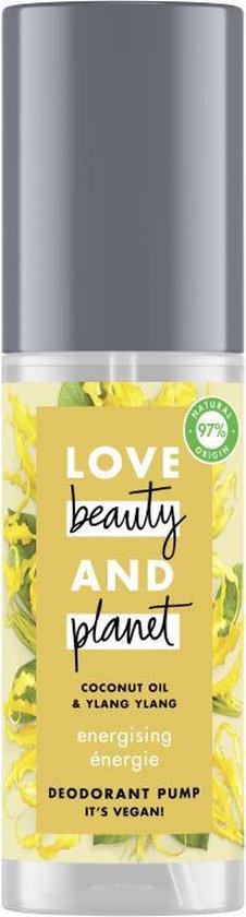 Love Beauty And Planet Vegan Déodorant Pompe Spray Huile De Coco Ylang  Ylang | bol.com