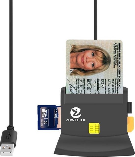 Porte-carte SD et carte de crédit