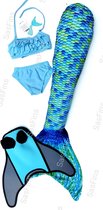 Zeemeermin staart set| Mermaid staart, Bikiniset en Monovin | Ariel maat 130