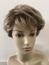 Dames pruik - Chemo - Haarwerk - Synthetisch pruik - Pruik - Gemêleerd bruin