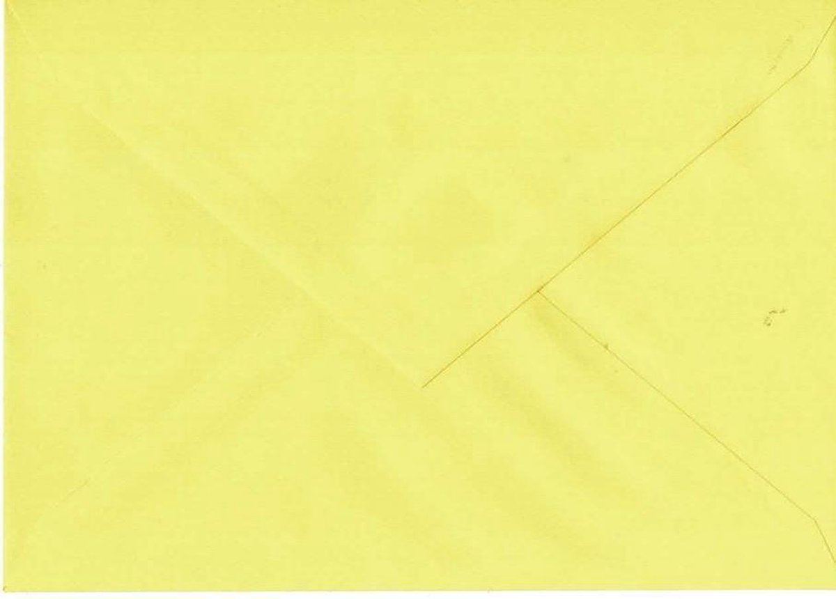 Enveloppe B6 (125x176) jaune foncé Enveloppes couleur