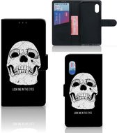 Bookcase Geschikt voor Samsung Xcover Pro GSM Hoesje Skull Eyes
