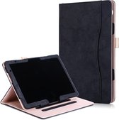 Book Cover Case geschikt voor Huawei Mediapad T5 Lite Hoes Zwart  - PU Leer