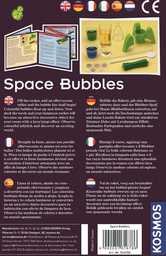 Space Bubbles 1 stuk - Kosmos