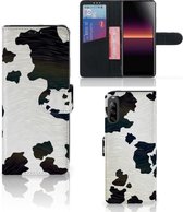 Mobiel Book Case Sony Xperia L4 GSM Hoesje Koeienvlekken