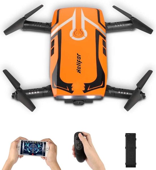 Helifar Drone H818 Orange - Grand Angle 120 ° - 720P - Contrôle App |  bol.com