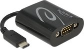USB-C (m) naar 9-pins SUB-D met moeren (m) seriële RS232 adapter / Exar/Sipex chip - 0,05 meter