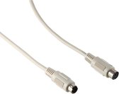 S-Impuls Mini DIN 6-pins PS/2 data verlengkabel / beige - 1,8 meter