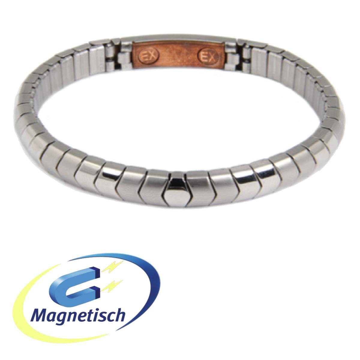 Energetix Magneet Armband Flex-model (439-2) Koper en Magneten.  Zilverkleurig... | bol.com