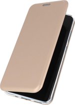 Bestcases Hoesje Slim Folio Telefoonhoesje - Hoesje Geschikt voor Samsung Galaxy S20 Ultra - Goud