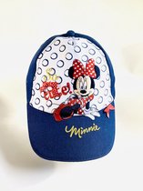 Minnie Mouse cap blauw 54cm 5-10 jaar