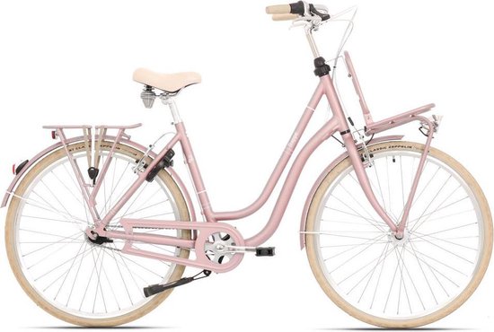 Frappé FCL 400 - matt roos - Damesfiets 28 inch | bol.com